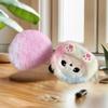 Cartoon Colored Panda Plush Coin Purse Keychain Cute Miscellaneous Storage Bag Kawaii Small Bag Pendant Decoration Accessories