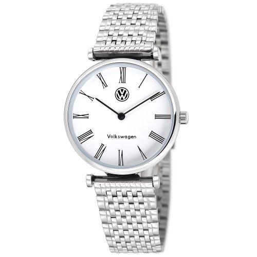 [Часы Volkswagen] Тонкие металлические часы Volkswagen для пар, мужские, VW-SLBM 01 VW-SLBM
