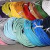 3MM Colored Leather Cord for DIY Jewelry: Round Leather Strip for Bracelet and Necklace Crafting