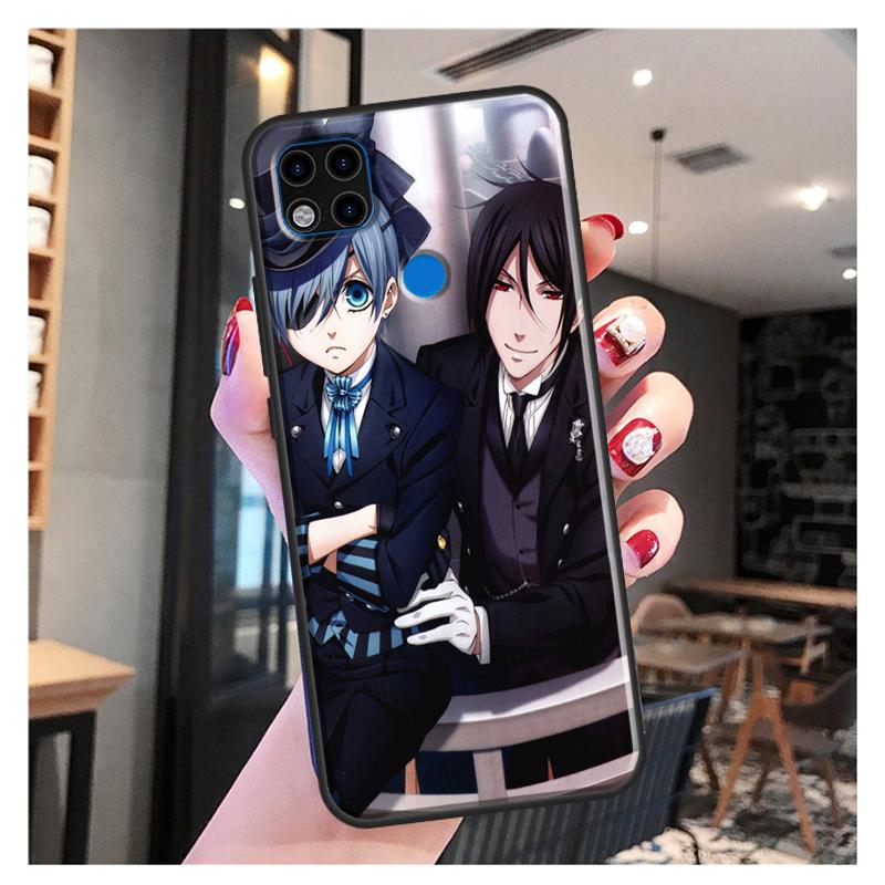 

Аниме Черный дворецкий Kuroshitsuji для Xiaomi Redmi Note 11 Pro, чехол для телефона Redmi 9T 9A 9C 9S 10S Note 9 10 Pro, задняя крышка Redmi Note11Pro Plus