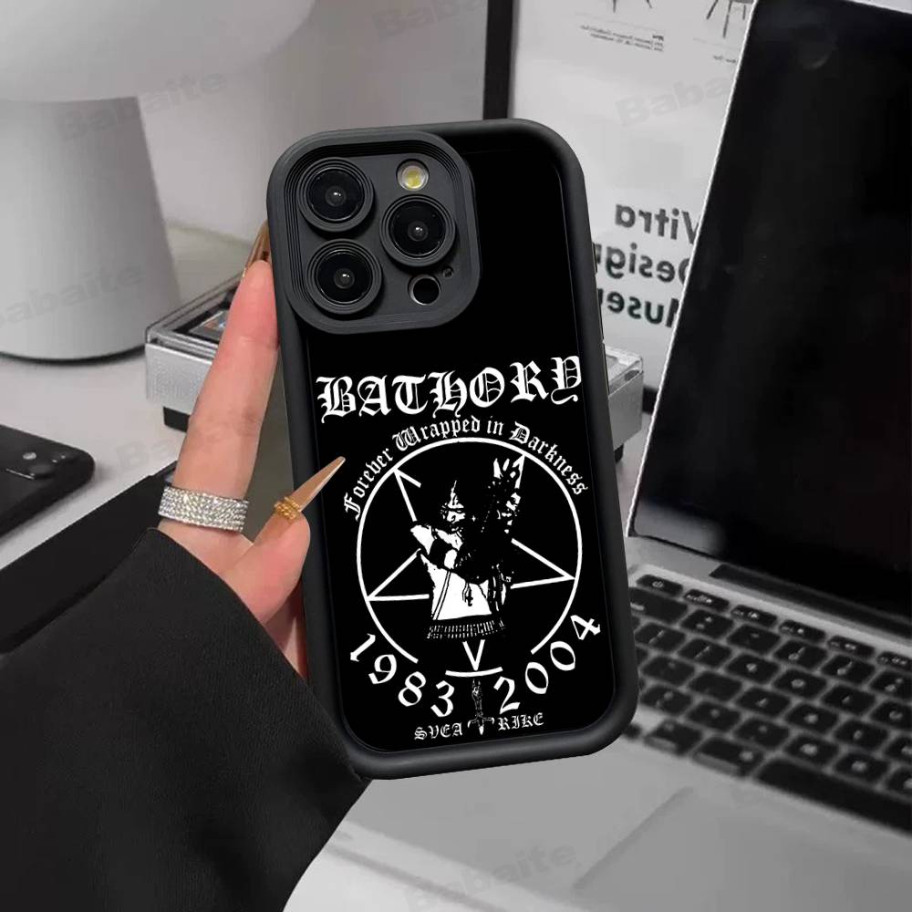 Bathory Quorthon Band Singer Phone Case For IPhone 11 12 13 16 15 17 14 Pro Max Soft Funda Silicone Cover