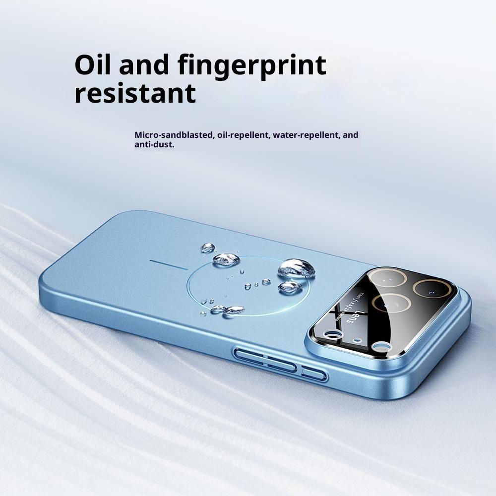 For iPhone 17 Pro Max Case Rubberized Skin Touch Magnetic PC Phone Cover Compatible with MagSafe