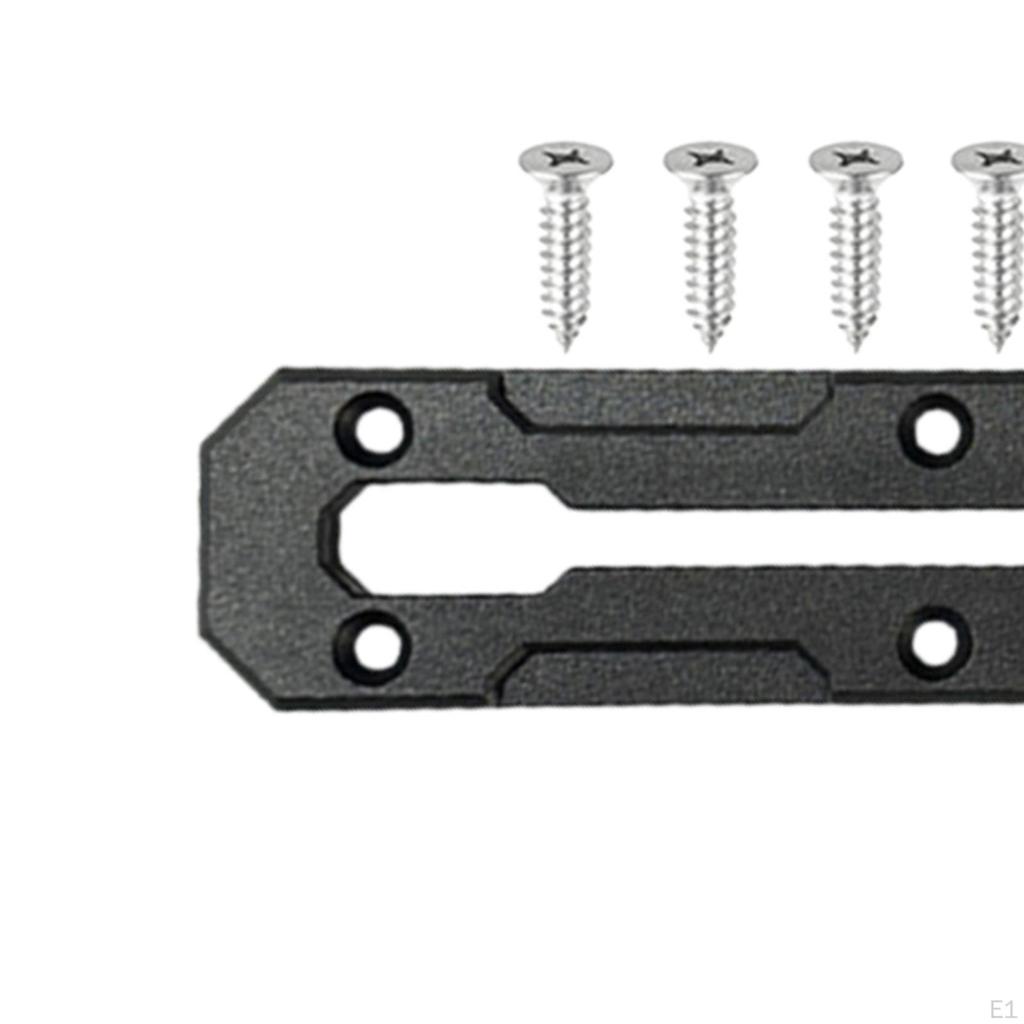 Kayak Slide Rail Track Bracket DIY Accessories Fishing Rod Holder Mounting Base for Canoe