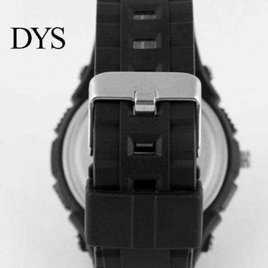 Men Watch Solar Powered Alarm ABS Water Resistant Waterproof Digital Analog for Sports