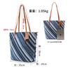 JOGUJOS new women's bag denim with leather handbag light luxury fashion shoulder bag women's tote bag messenger bag