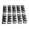 10pcs Door Hinge Shims Stainless Steel Door Hinge Spacers with Coated Finish for Door Alignment Filling  S