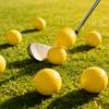 10pcs Yellow PU Soft Golf Practice Balls – High Visibility PU Foam Training Balls for Backyard, Driving Range & Indoor Use