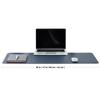 Naturkork & PU Doppelseitige Schreibtischunterlage, Großes Mauspad, Schreibtischschutz, Wasserdichte Tastaturmatte, Ideal für Büro/Zuhause/Gaming/Dekoration (Dunkelmarine,