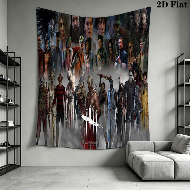 Dark Fantasy Wall Tapestry Gothic Art Bedroom Dcor Tapestry Wallmounted Fashion Print Wall Covering Decoration Work Of Art