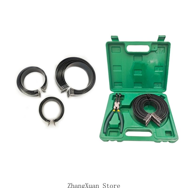 3XUF Steel Piston Rings Pliers for Workshop Home Garage Feature 14 Adjustable Coils