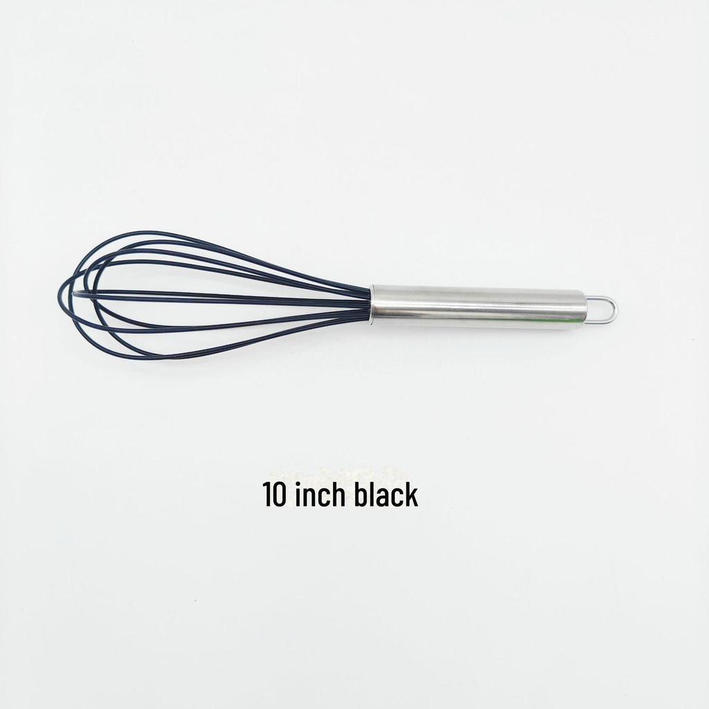 All-Stainless Steel 6-Wire Manual Egg Beater for Kitchen Baking