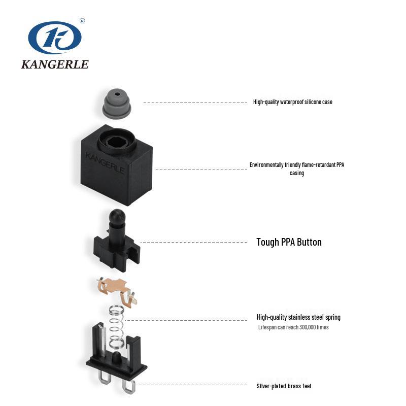 KW1 Series Waterproof Micro Switch - Automotive-Grade Samples