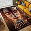 Tappeto Personalizzato con Nome e Avatar Mondo Soggiorno Antiscivolo Morbido Tappeto per Camera da Letto Sala Giochi Divano Ufficio Decorazioni per la Casa Zerbino