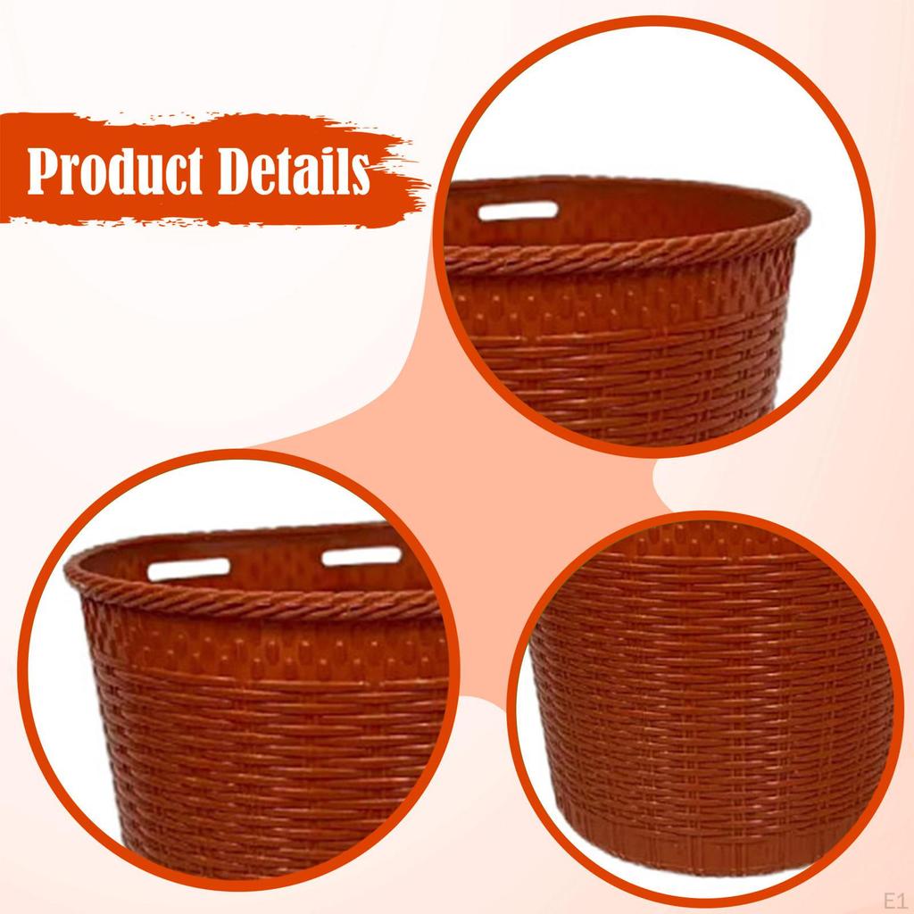 Kids Bike Basket Carrier Bicycle Front Portable for Shopping Outdoor Travel