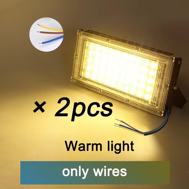 

2Pcs/lot 50W LED Grow Lights AC 220V Full Spectrum Phytolamp For Greenhouse Plants Flower Seeding Grow Plant Tent Box LED Lamps