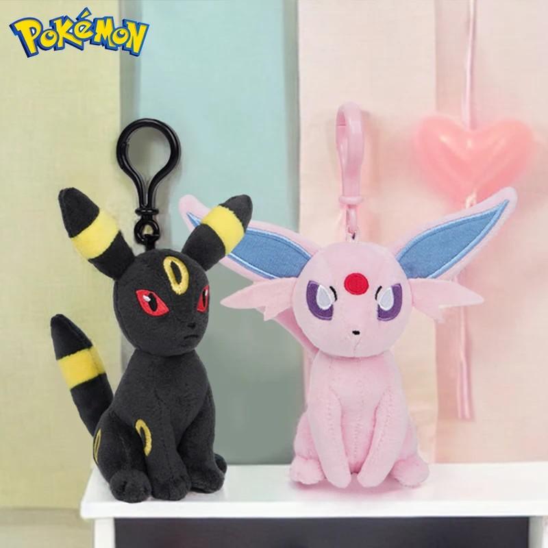 Genuine Eevee Umbreon Espeon Kawaii Plush Toy Pendant School Bag Backpack Pendant Key Ring Doll Birthday Christmas Gift