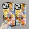 Fun Cartoon Chocolate Chip Mobile Phone Case For Iphone17Promax Candy Apple 14 Cookies 16 Niche