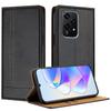 For Honor 200 Lite Case L-Shaped Grid Pattern Leather Stand Phone Cover with Card Slots