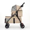 Foldable Double Pet Stroller with 2 Carriages Dog Stroller New Cat Strollers  for Dogs and Cats