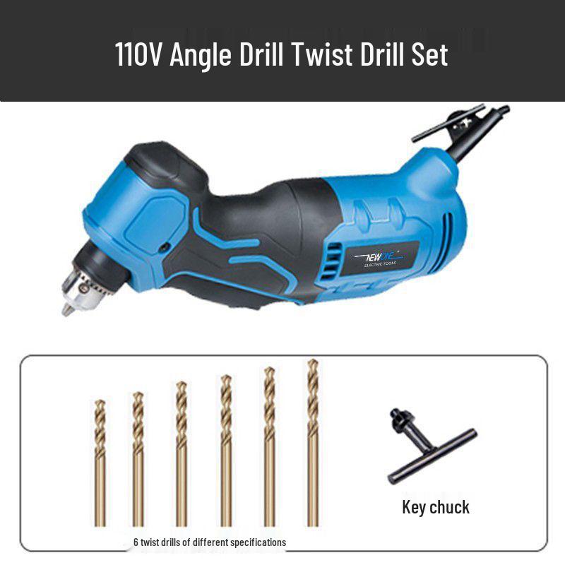 Multi-Functional 90° Angle Brushless Handheld Electric Drill & Right Angle Screwdriver