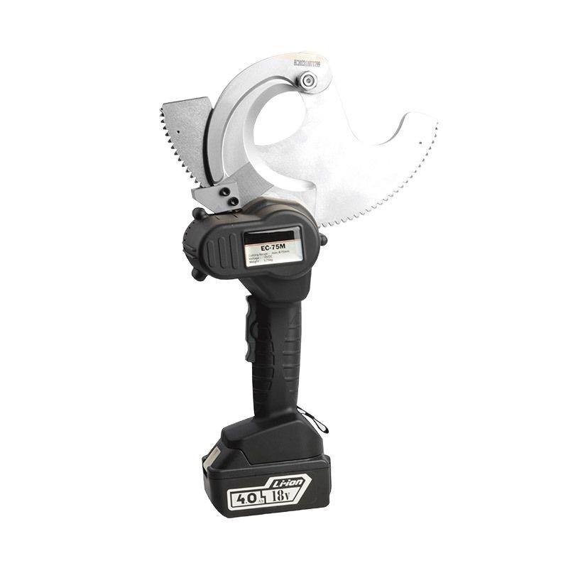 Rechargeable Portable Electric Ratchet Cutter for Copper, Aluminum, Armored Cable, Steel Core, and Stranded Wire