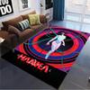 Cartoon G-Geist in der S-Schale Manga Film Teppich Teppich Kunst für Raumdekoration Zuhause Schlafzimmer Sofa Geschenk Kinder Teppich Rutschfeste Bodenmatte