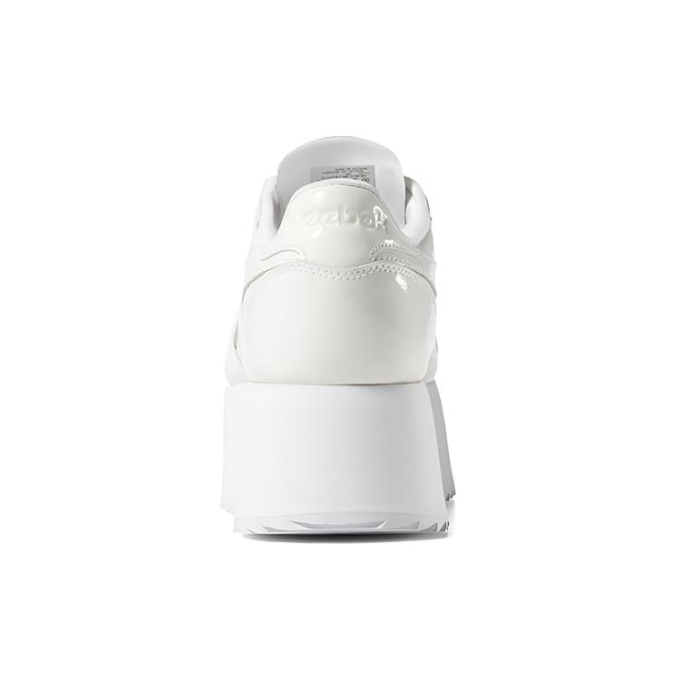 (WMNS) Gigi Hadid x Reebok Classic Leather Triple Thick Sole Casual Skateboarding Shoes White Women's DV4110