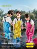 Combinaison d'extérieur pour jeux d'eau et Bottes de pluie pour enfants pour la Plage et les Activités sur le Sable