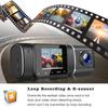 2024 Upgrade Dual Dash Cam FHD 1080P+1080P Front Inside Cabin Car Camera Driving Recorder LCD Display Gravity Sensor Automatic Video Recording
