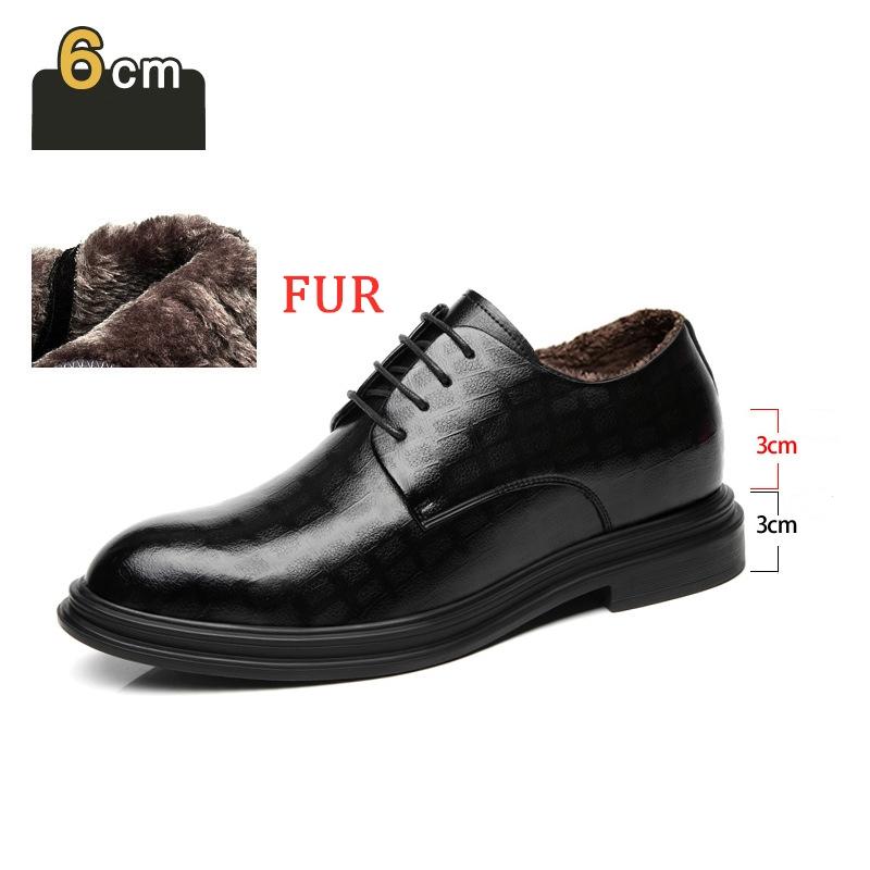Fashion Elevator Shoes Men Dress Shoes 3/6/8 Cm Men Formal Shoes Winter/Spring Classic Business Luxury Men Oxfords Footwear Suit Shoes