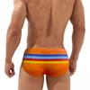 Men's Fashion Pride Day Swimming Briefs Low Waist Plus Size Summer Beach Wear