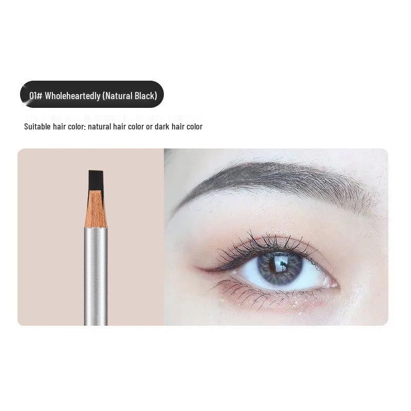 

QXQY Динамичный 3D карандаш для бровей: Водостойкий, Потостойкий, Стойкий, Не размазывается, Естественная форма для диких бровей.