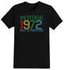 Mens 50th Birthday T-Shirt Mens Womens Tees Top Vintage Perfection 1973 2023 Men's 50 Years Gift Idea