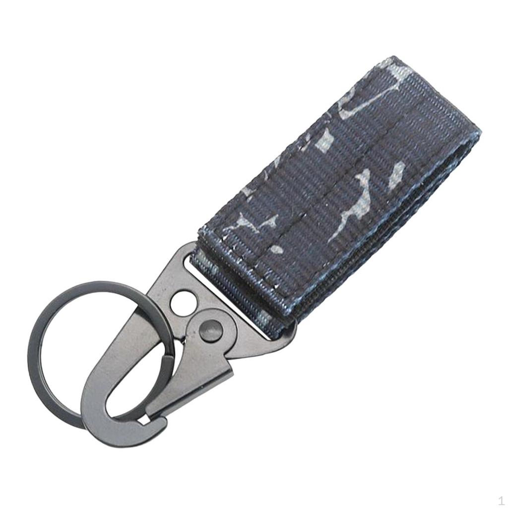 Nylon Webbing Buckle Practical Carabiner Belt Keychain Hook for Cycling