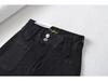 2023 Retro High-Waist Denim Shorts for Women – A-Line Slimming Straight Leg