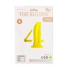 40-Inch Digital Aluminum Film Balloon Hardcover Paper Card Independent Packaging 0-9 Large Party Arrangement Aluminum Foil Balloon