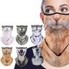 3D Animals Magic Scarf Bandana Breathable Neck Warmer Gaiter Hanging Ear Outdoor Sports Triangle Face Mask Neckerchief Summer