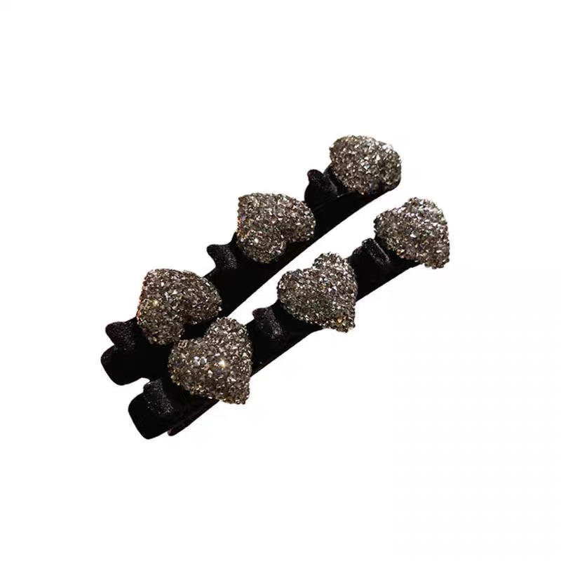 2pcs Hair Clip For Women's Forehead Bangs Short Hair Clip On The Side Clip Headband