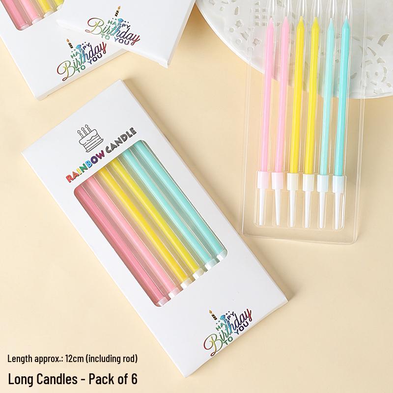 Curved Spiral Birthday Cake Candles - Creative Decorative Ornaments