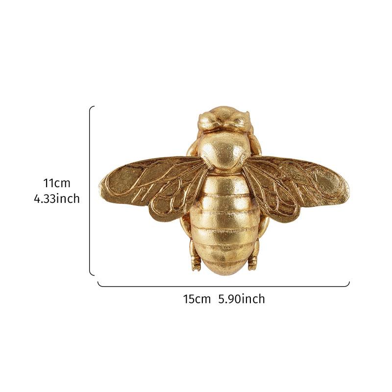 Creative Resin Golden Bee Wall Decoration