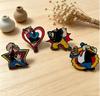 Cartoon brooch badge, cute animal enamel pin, jewelry decoration, cute style collar pin, fan gift