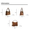 Versatile Retro Shoulder Bag Nubuck Leather Large Capacity Crossbody Bag Luxury Ladies Handbag for Women
