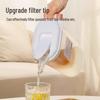 1.8L Large Capacity Japanese Food-Grade Cold Water Pitcher, Heat-Resistant, Household Safe, Refrigerator-Friendly PP Material