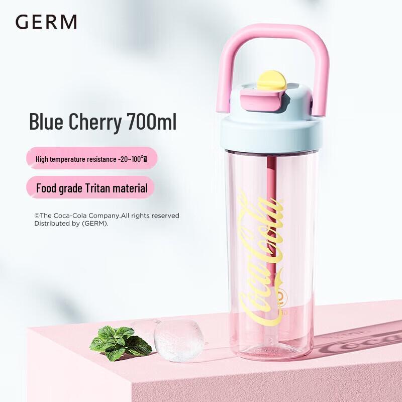 Germ Ceramic Lined Portable Straw Bottle, 700ML