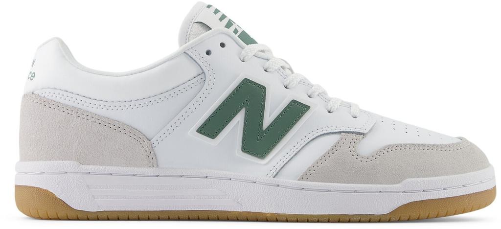 Кроссовки New Balance 480 чистый белый лесной зеленый