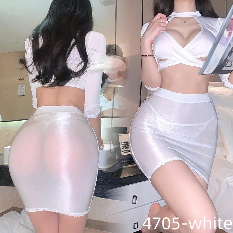 Women See Through Sexy Nightclub Mini Long Wrap Hips Skirt Female Hollow Lace Black Pleated Skirts for Woman Summer