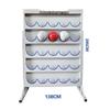 Galvanized 25-Position Safety Helmet Storage Rack