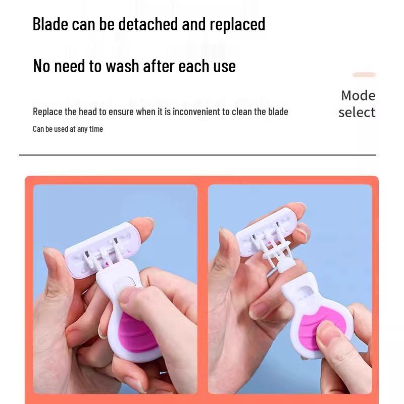 Women's Anti-Scratch Razor with Soap Head for Legs, Underarms, and Sensitive Areas