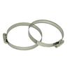 25mm 42mm 60mm 50mm 75mm 80mm Air Diesel Parking Heater Duct Pipe Tube Hose 3M 5M Length With 2 Clamps For Webasto Eberspacher