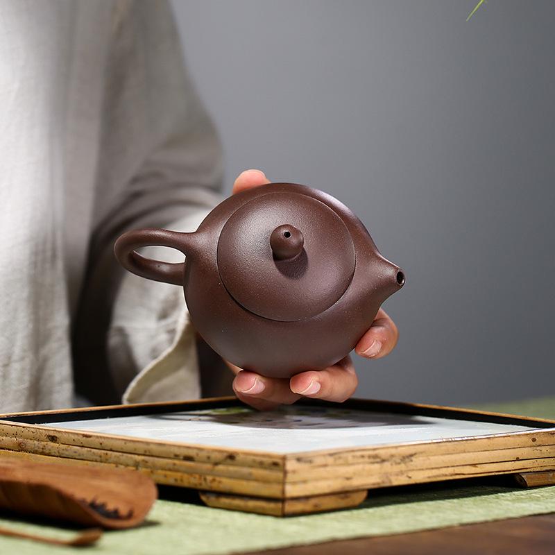 Handmade Yixing Zisha Purple Clay Teapot Set - Original Xishi Design